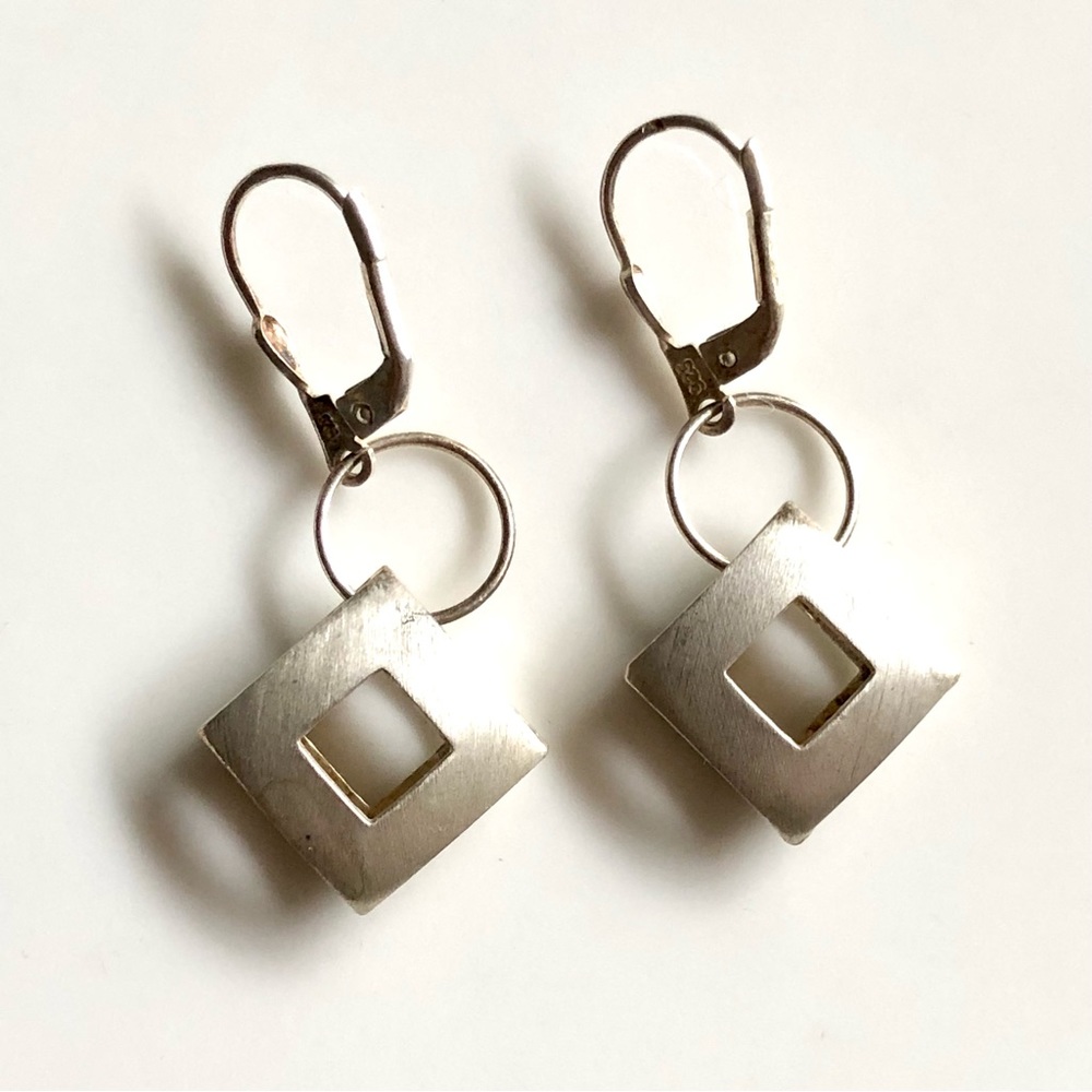 New 925 Silver Drop Earrings